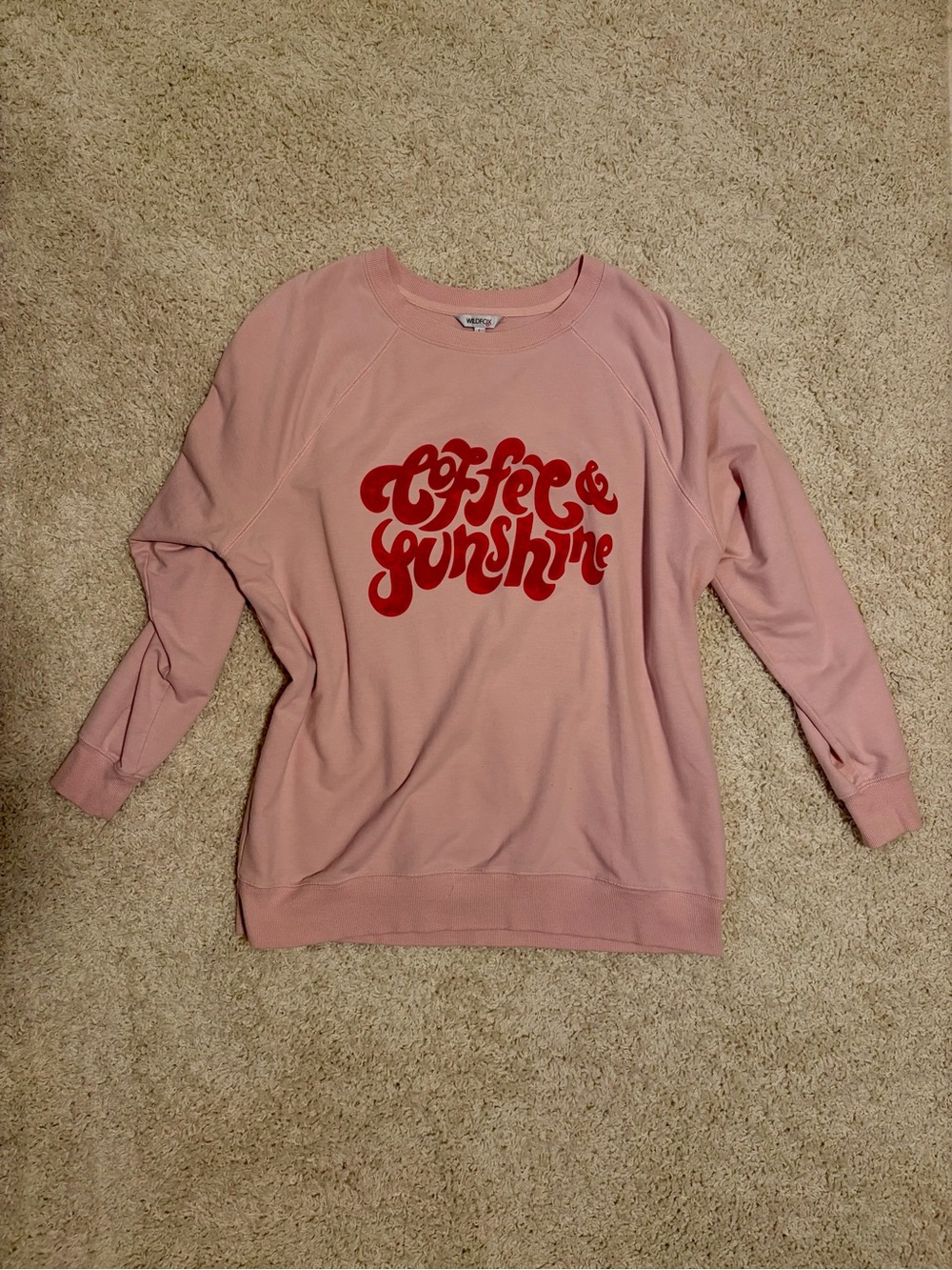 Wildfox Pink Sweatshirt